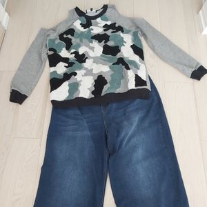 Sweater textured pattern